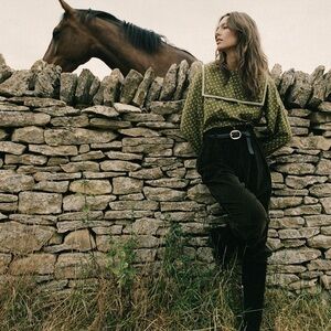 🍃 New Doen Renoir top - cypress calico size XS 100% organic cotton